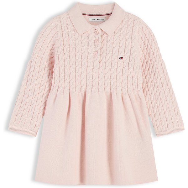 Tommy Hilfiger Strickkleid weiche Strickqualität, Polokragen, für Babys