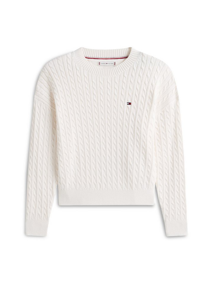Tommy Hilfiger Strickpullover CABLE SWEATER Kinder bis 16 Jahre – Bild 4 von 5