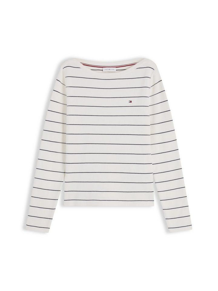 Tommy Hilfiger Strickpullover FULL NEEDLE BOAT-NK LS SWT Baumwollmischung – Bild 5 von 5
