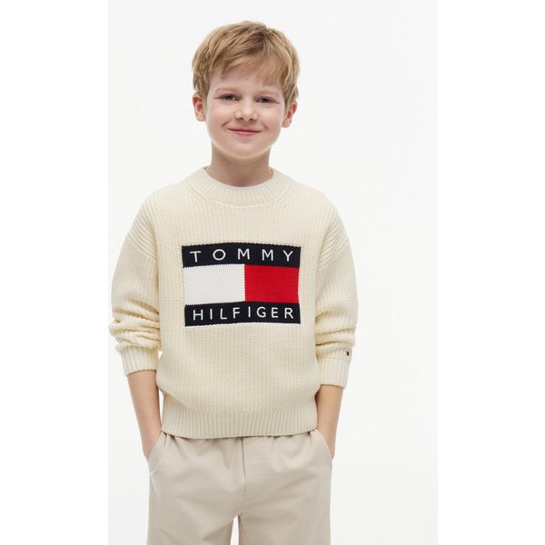 Tommy Hilfiger Strickpullover Regular fit, für Kinder bis 16 Jahre