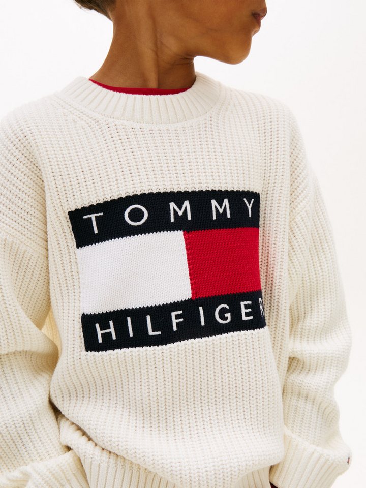 Tommy Hilfiger Strickpullover Regular fit, für Kinder bis 16 Jahre – Bild 2 von 5