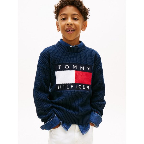 Tommy Hilfiger Strickpullover Regular fit, für Kinder bis 16 Jahre