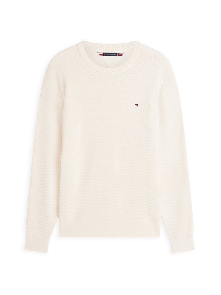 Tommy Hilfiger Strickpullover SEASONAL STRUCTURE CREW NECK strukturiert – Bild 4 von 5