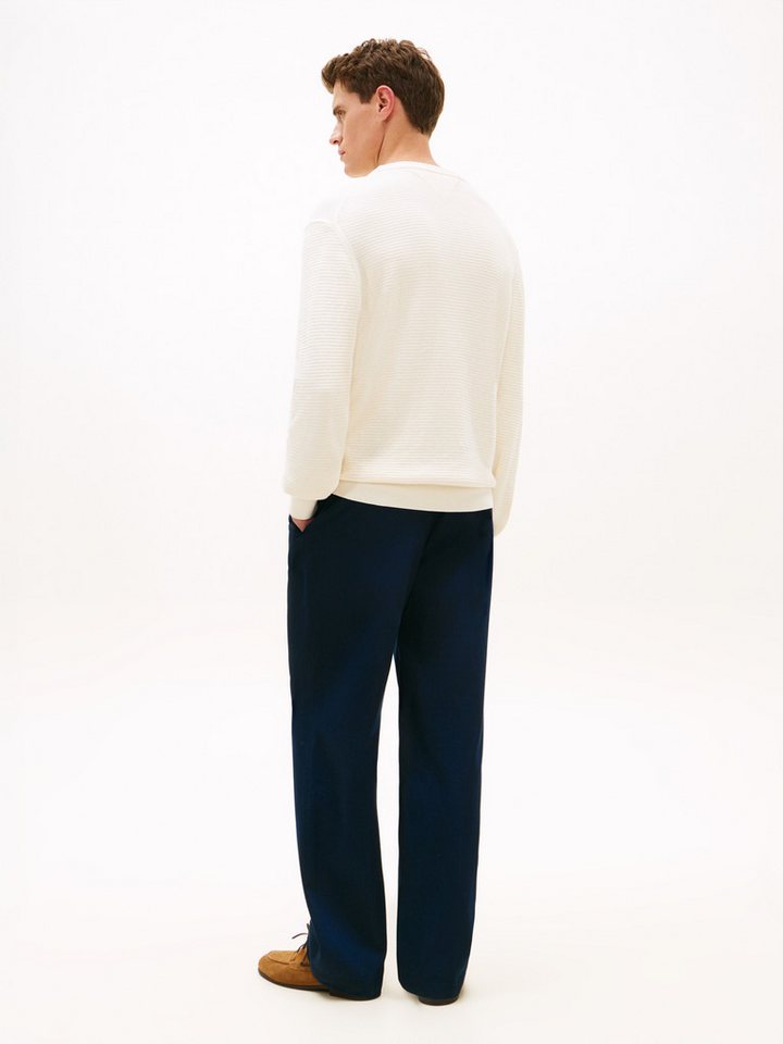 Tommy Hilfiger Strickpullover SEASONAL STRUCTURE CREW NECK strukturiert – Bild 5 von 5