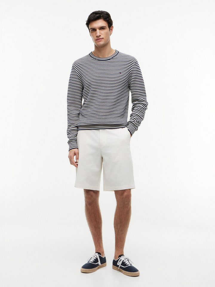 Tommy Hilfiger Strickpullover SEASONAL STRUCTURE CREW NECK strukturiert – Bild 4 von 5