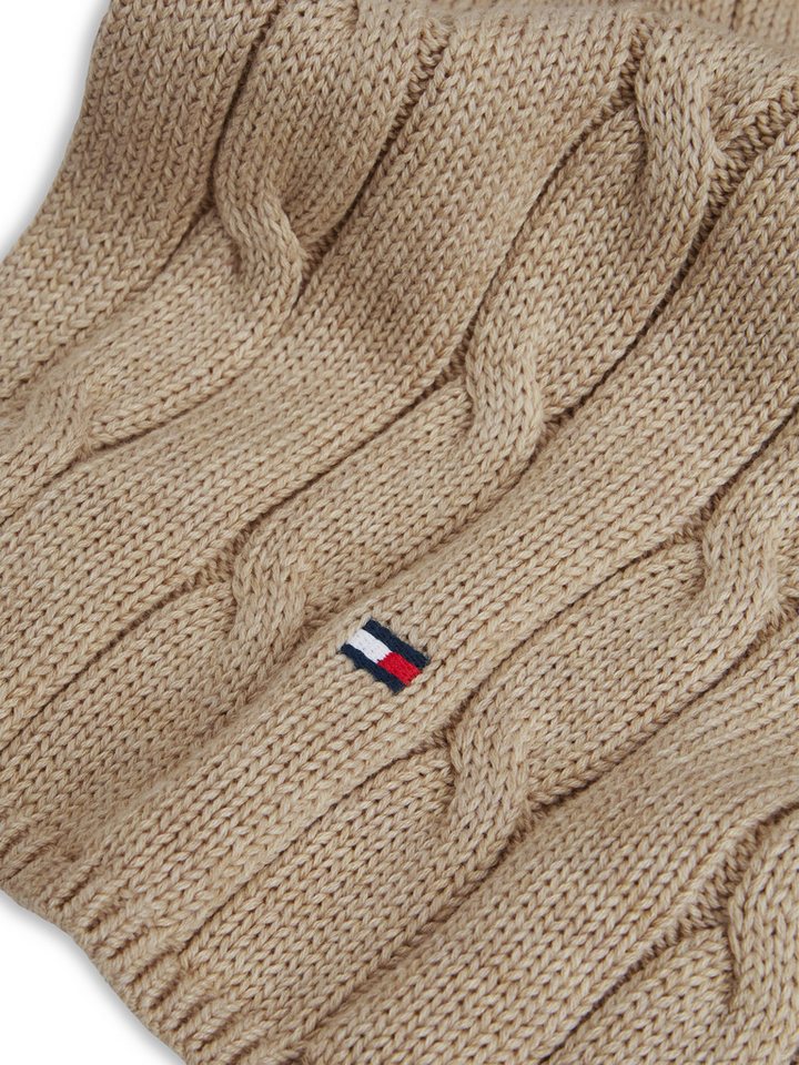 Tommy Hilfiger Strickschal ESSENTIAL CABLE SCARF, Regular fit mit Zopfstrickmuster – Bild 4 von 5