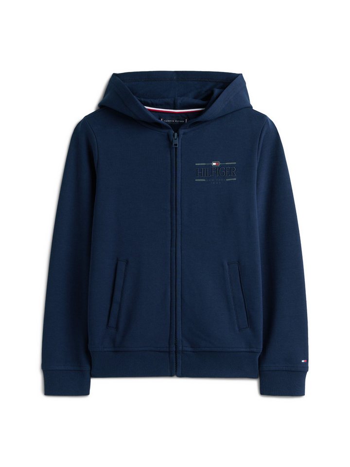 Tommy Hilfiger Sweatjacke Regular fit, für Kinder bis 16 Jahre – Bild 4 von 5