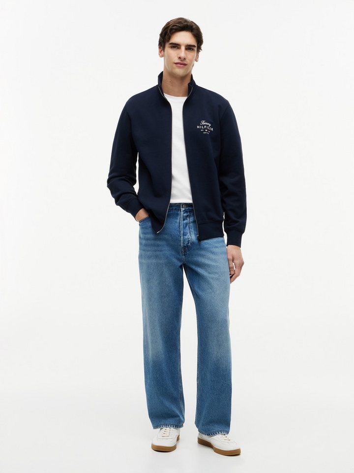 Tommy Hilfiger Sweatjacke SCRIPT STACK FZ STAND COLLAR – Bild 4 von 5