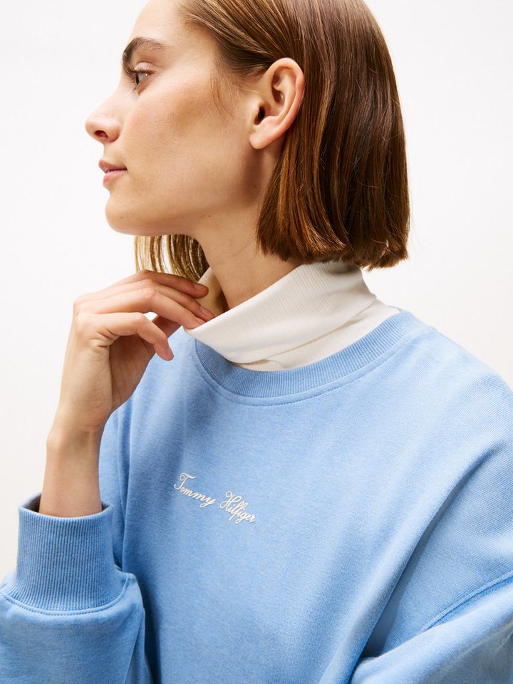Tommy Hilfiger Sweatshirt CLASSIC SCRIPT TERRY SWEATSHIRT – Bild 2 von 5