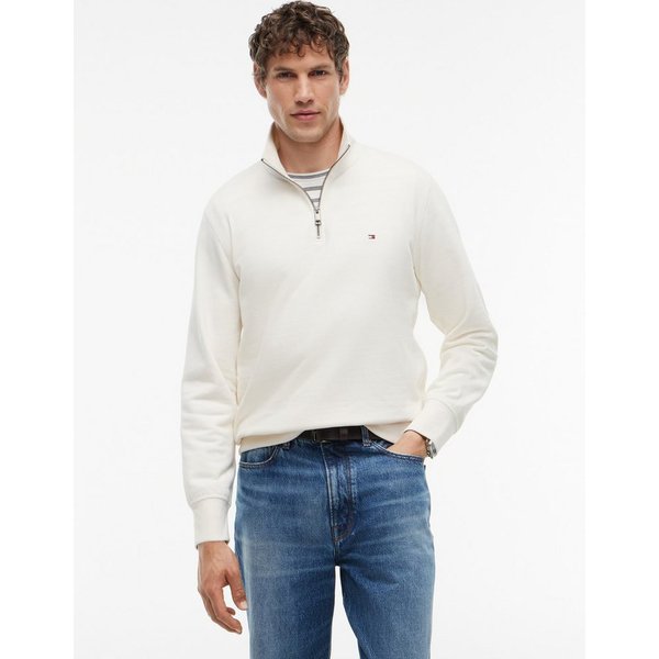Tommy Hilfiger Sweatshirt ESSENTIAL FLEECE 1/4 ZIP mit Stehkragen