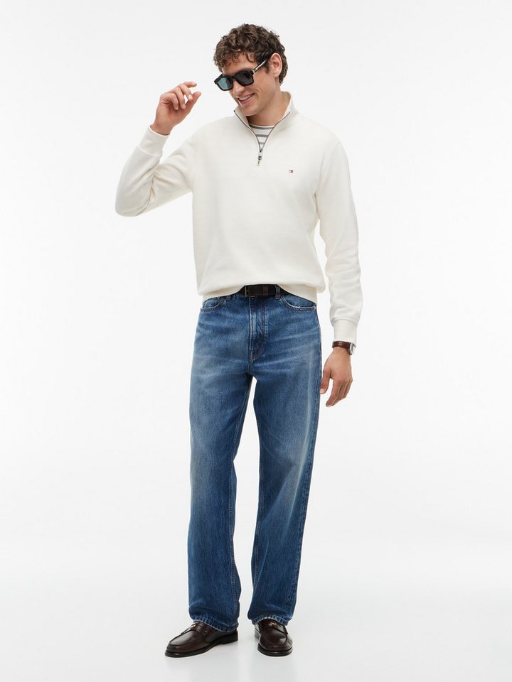 Tommy Hilfiger Sweatshirt ESSENTIAL FLEECE 1/4 ZIP mit Stehkragen – Bild 4 von 5