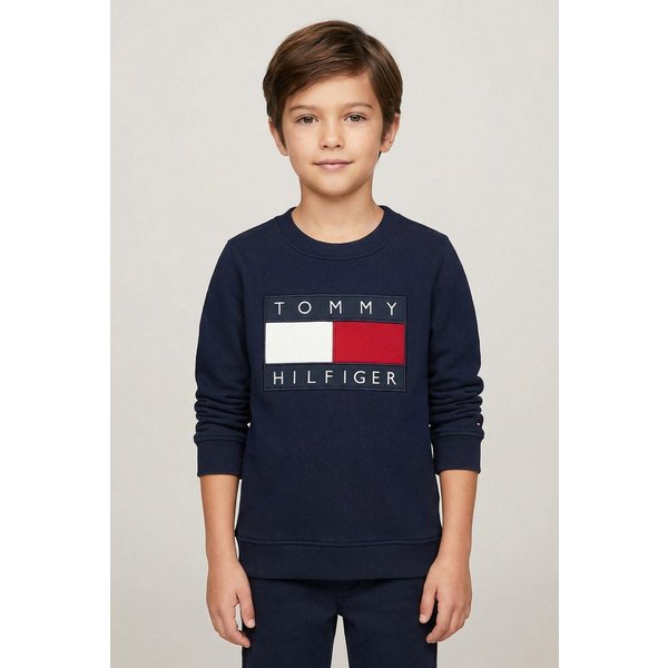 Tommy Hilfiger Sweatshirt Kinder bis 16 Jahre, mit Rundhalsausschnitt