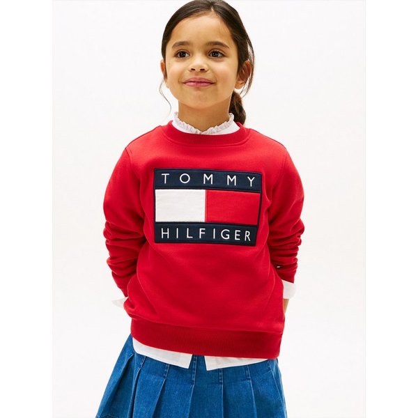 Tommy Hilfiger Sweatshirt Kinder bis 16 Jahre, mit Rundhalsausschnitt