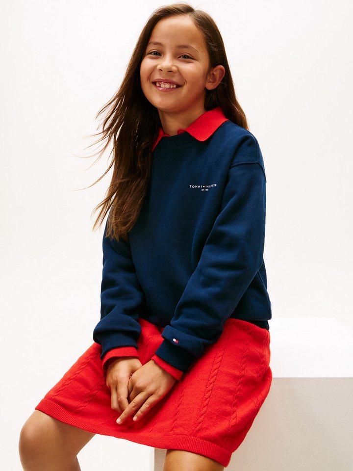 Tommy Hilfiger Sweatshirt Regular fit, für Kinder bis 16 Jahre – Bild 3 von 5
