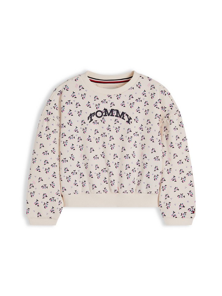 Tommy Hilfiger Sweatshirt Rundhalsausschnitt, Regular Fit, für Kinder – Bild 5 von 5