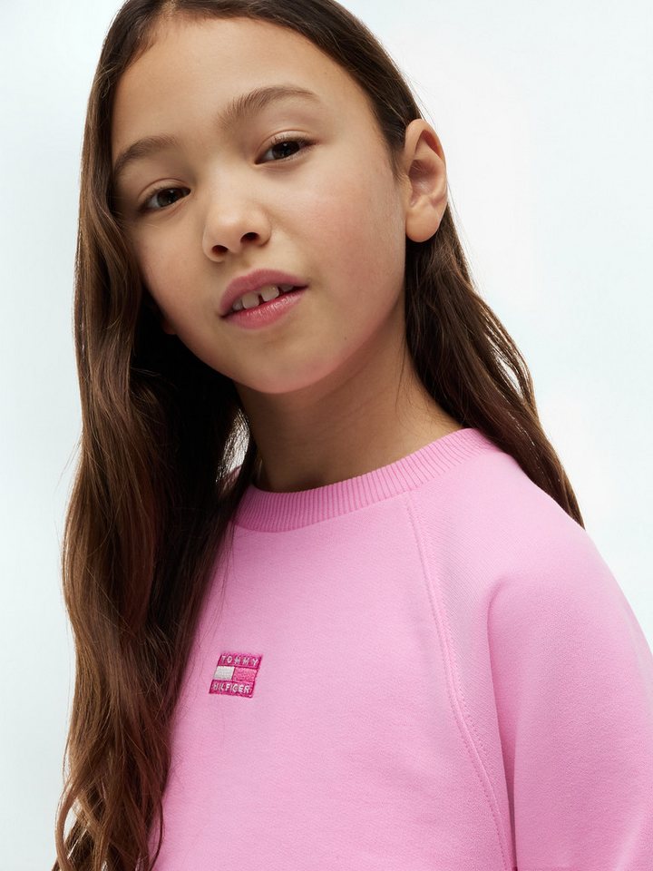 Tommy Hilfiger Sweatshirt Rundhalsausschnitt, Regular Fit, Kinder bis 16 Jahre – Bild 3 von 5