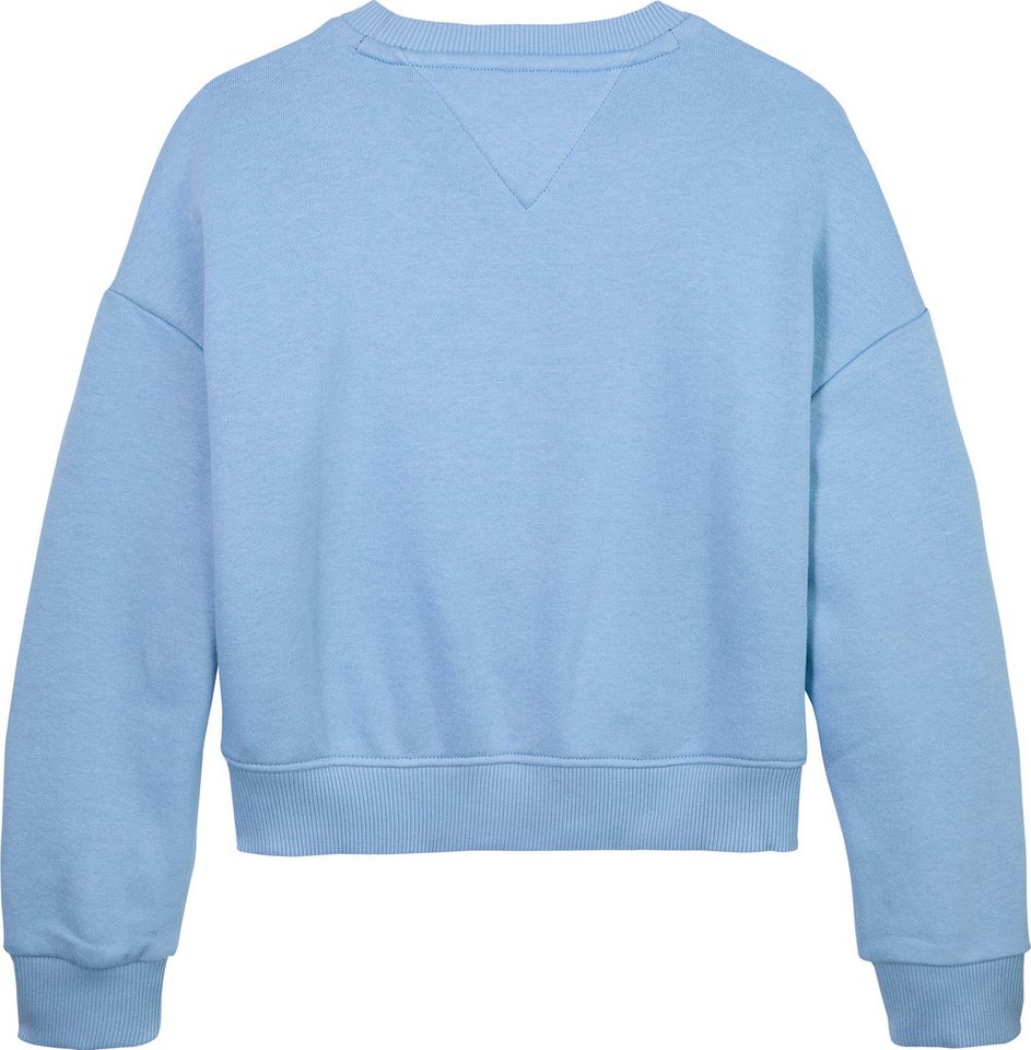 Tommy Hilfiger Sweatshirt TOMMY SCRIPT SEQUIN SWEATSHIRT für Kinder bis 16 Jahre, Logo-Schriftzug mit bunten Pailletten – Bild 5 von 5