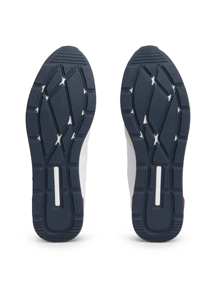 Tommy Hilfiger T HILFIGER CORE LTH RUNNER Sneaker Freizeitschuh, Halbschuh, Schnürer mit Kontrastbesatz an der Ferse – Bild 3 von 5