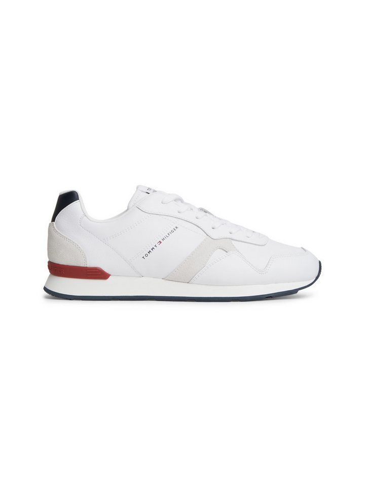 Tommy Hilfiger T HILFIGER CORE LTH RUNNER Sneaker Freizeitschuh, Halbschuh, Schnürer mit Kontrastbesatz an der Ferse – Bild 4 von 5