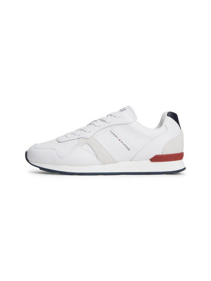 Tommy Hilfiger T HILFIGER CORE LTH RUNNER Sneaker Freizeitschuh, Halbschuh, Schnürer mit Kontrastbesatz an der Ferse – Bild 5 von 5