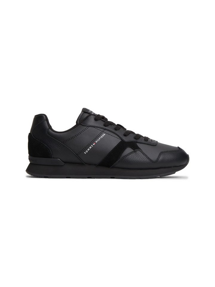 Tommy Hilfiger T HILFIGER CORE LTH RUNNER Sneaker Freizeitschuh, Halbschuh, Schnürer mit Kontrastbesatz an der Ferse – Bild 4 von 5