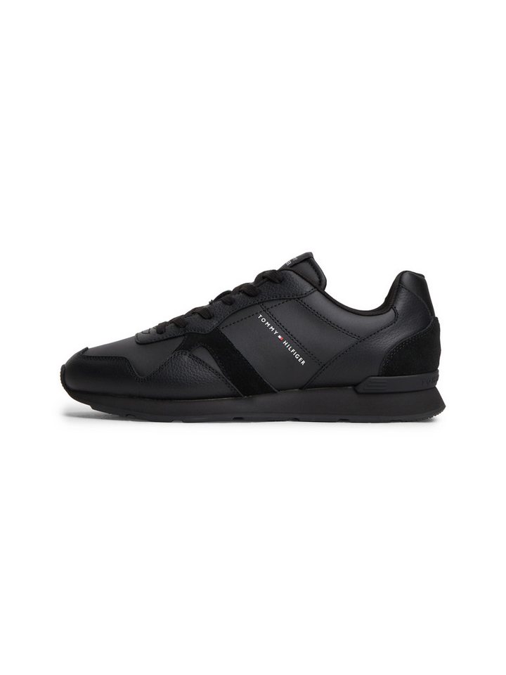 Tommy Hilfiger T HILFIGER CORE LTH RUNNER Sneaker Freizeitschuh, Halbschuh, Schnürer mit Kontrastbesatz an der Ferse – Bild 5 von 5