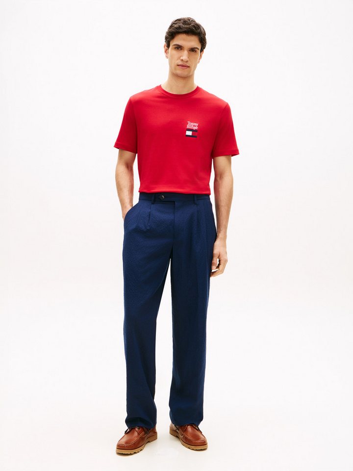 Tommy Hilfiger T-Shirt BRAND LOVE TEXT STACK Regular fit mit Rundhalsausschnitt – Bild 3 von 5