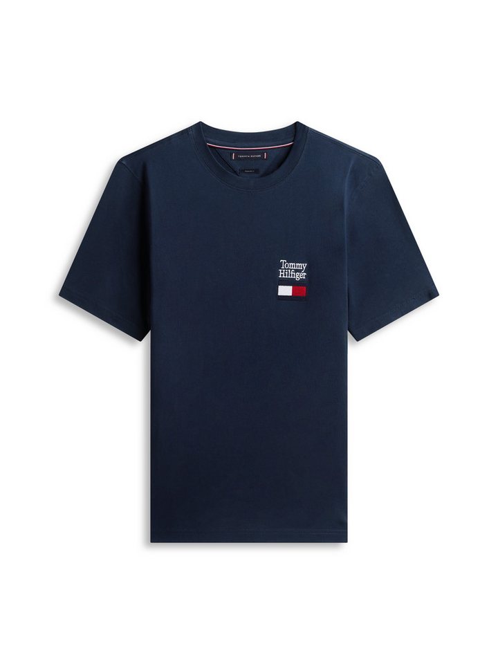 Tommy Hilfiger T-Shirt BRAND LOVE TEXT STACK Regular fit mit Rundhalsausschnitt – Bild 4 von 5