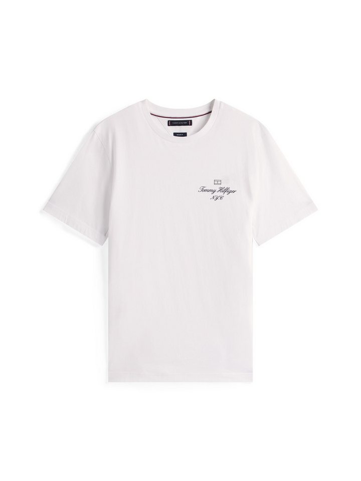 Tommy Hilfiger T-Shirt OUTLINE FLAG SCRIPT TEE – Bild 3 von 4