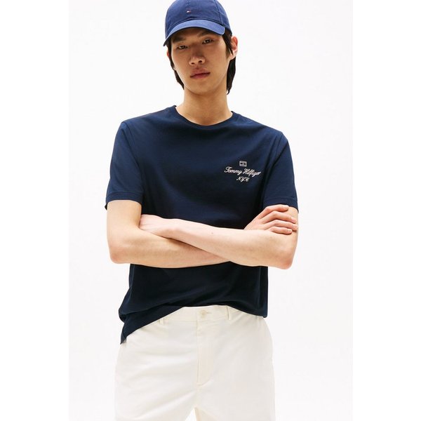 Tommy Hilfiger T-Shirt OUTLINE FLAG SCRIPT TEE