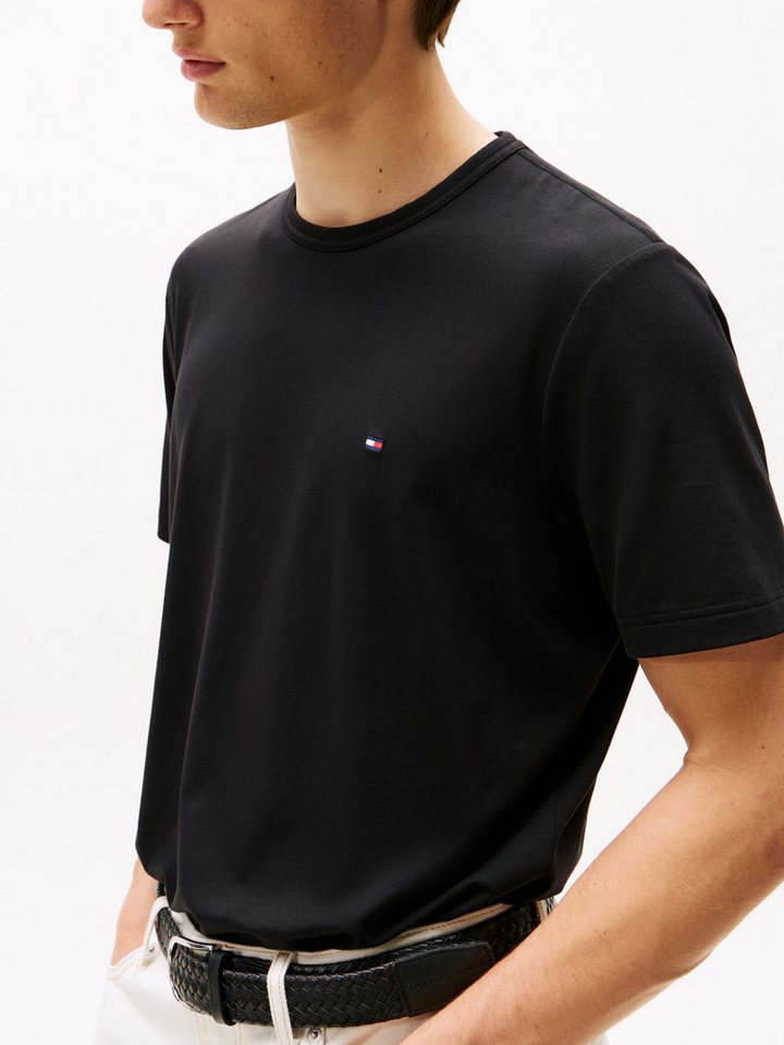 Tommy Hilfiger T-Shirt PERFORMANCE TEE im Materialmix, schnelltrocknend – Bild 3 von 5