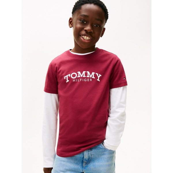 Tommy Hilfiger T-Shirt Regular fit, für Kinder bis 16 Jahre, Druck