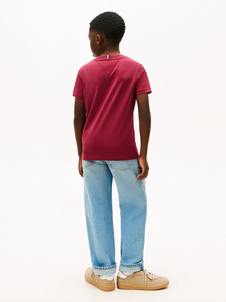Tommy Hilfiger T-Shirt Regular fit, für Kinder bis 16 Jahre, Druck – Bild 5 von 5