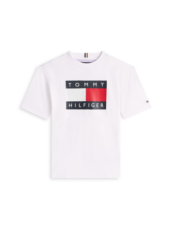 Tommy Hilfiger T-Shirt Regular fit, für Kinder bis 16 Jahre, Print – Bild 3 von 5