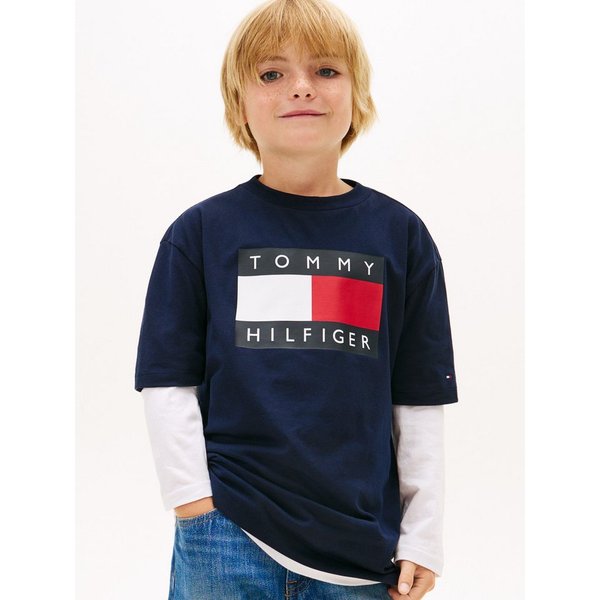 Tommy Hilfiger T-Shirt Regular fit, für Kinder bis 16 Jahre, Print