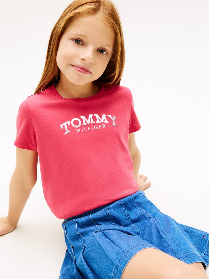 Tommy Hilfiger T-Shirt Regular fit, für Kinder bis 16 Jahre – Bild 2 von 5