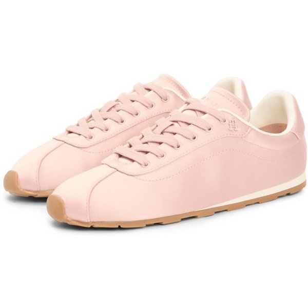 Tommy Hilfiger TH BELLA LOW RUNNER SATIN Sneaker Freizeitschuh, Halbschuh, Schnürer mit seitlichem TH-Logo