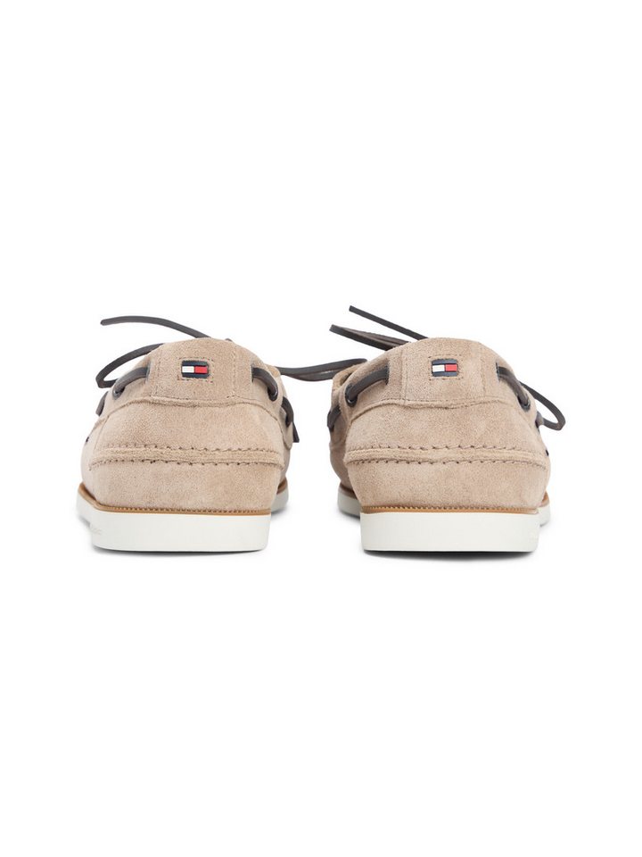 Tommy Hilfiger TH BOAT SHOE CORE SUEDE Bootsschuh Bootsschuh, Schnürer mit Ziernaht und Durchzügen – Bild 3 von 5