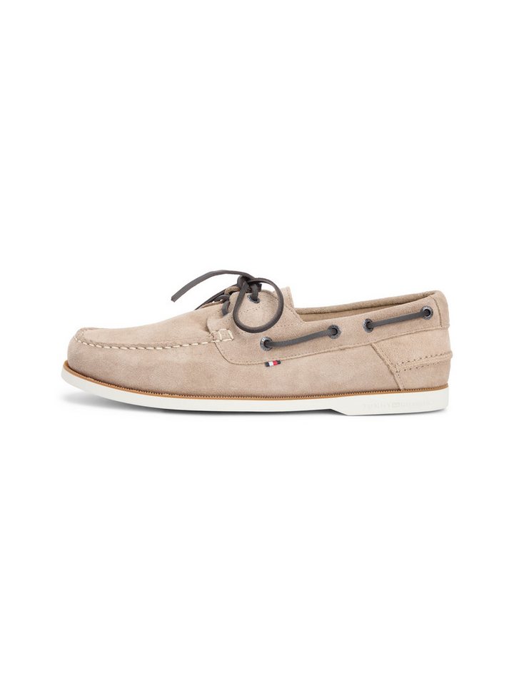 Tommy Hilfiger TH BOAT SHOE CORE SUEDE Bootsschuh Bootsschuh, Schnürer mit Ziernaht und Durchzügen – Bild 5 von 5