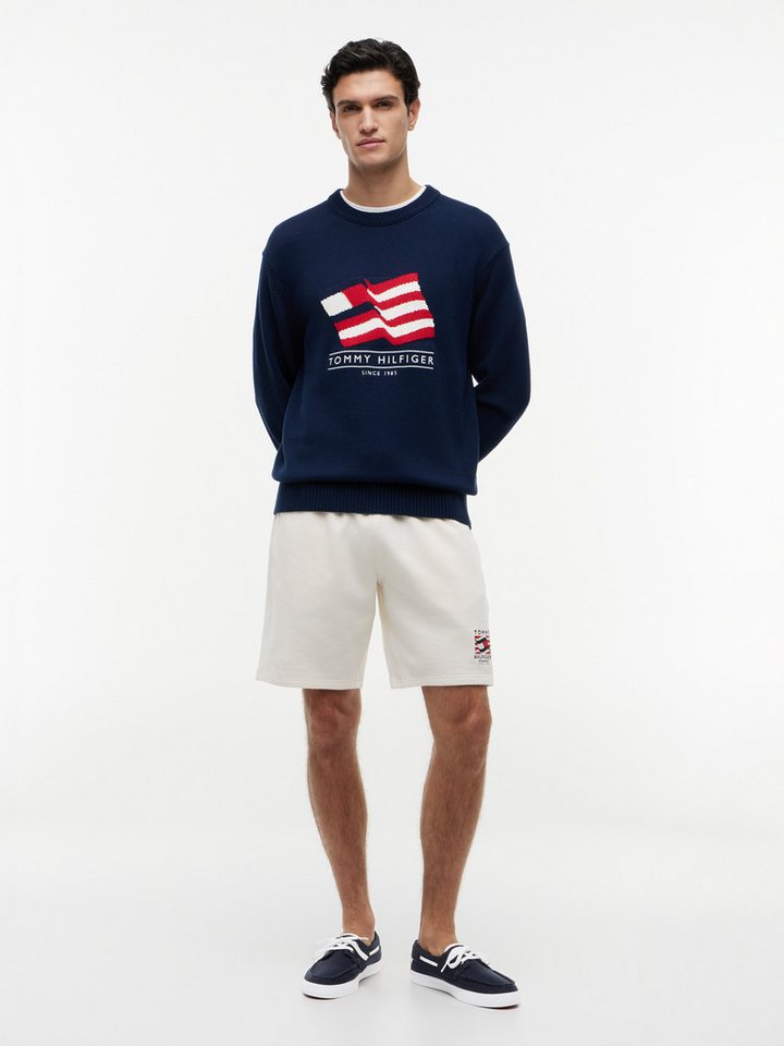 Tommy Hilfiger TH BOAT VULC SNEAKER CANVAS Bootsschuh Schnürschuh, Halbschuh mit Kontrastbesätzen und Durchzügen – Bild 2 von 5