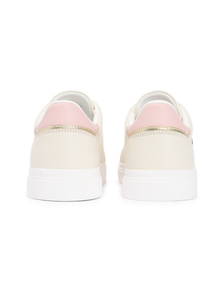 Tommy Hilfiger TH CHIC CUPSOLE Plateausneaker Freizeitschuh, Halbschuh, Schnürschuh mit goldfarbenem TH-Logo – Bild 3 von 5