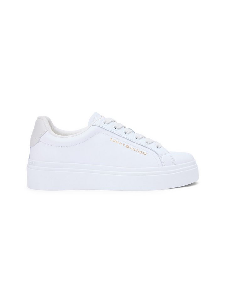 Tommy Hilfiger TH CHIC CUPSOLE PLATFORM Plateausneaker Freizeitschuh, Halbschuh, Schnürschuh mit Ziernähten – Bild 4 von 5
