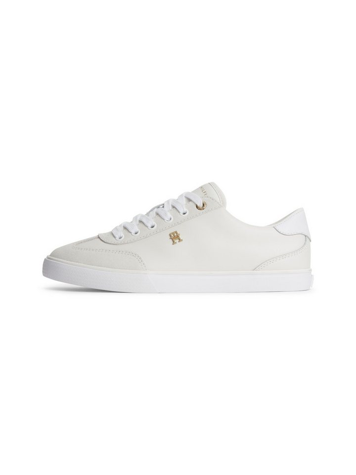 Tommy Hilfiger TH CHIC LOW VULC Sneaker Freizeitschuh, Halbschuh, Schnürschuh mit Ziernähten – Bild 5 von 5