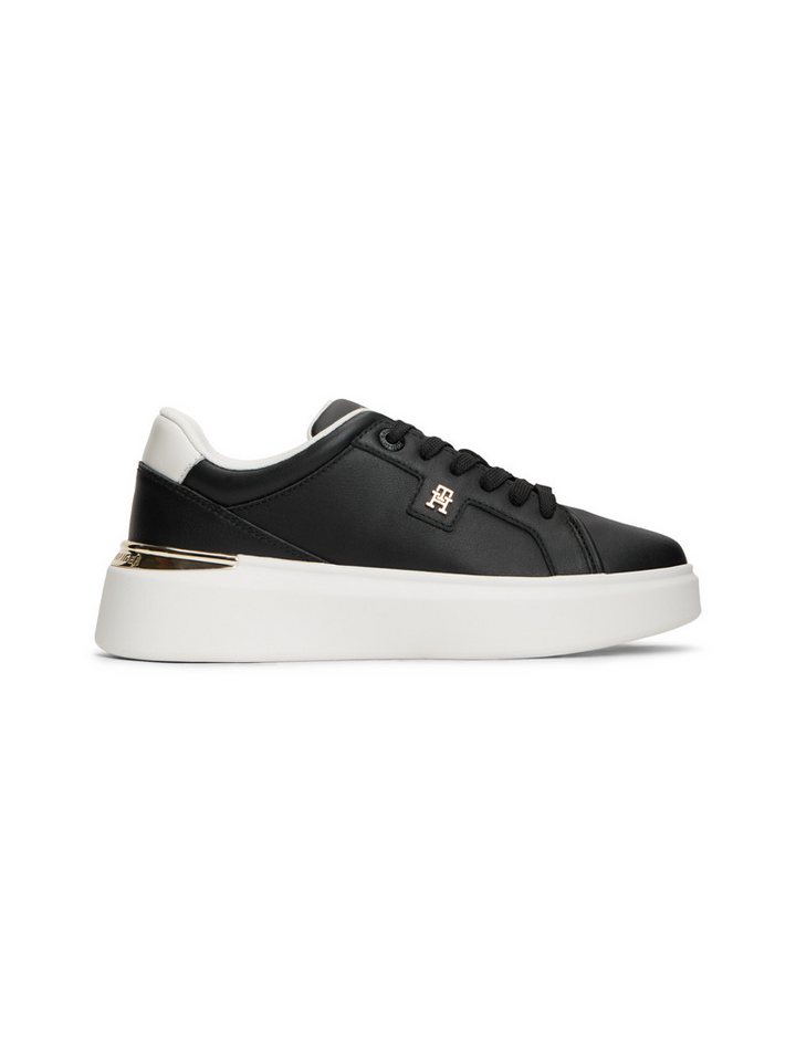 Tommy Hilfiger TH CHIC PLATFORM Plateausneaker Freizeitschuh, Halbschuh, Schnürer mit seitlichem TH-Emblem – Bild 4 von 5