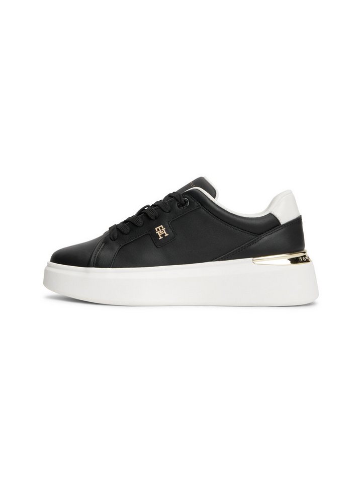 Tommy Hilfiger TH CHIC PLATFORM Plateausneaker Freizeitschuh, Halbschuh, Schnürer mit seitlichem TH-Emblem – Bild 5 von 5
