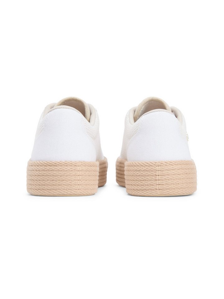 Tommy Hilfiger TH FOXING PLATFORM ROPE Plateausneaker Freizeitschuh, Schnürer, Halbschuh mit TH-Schmuckelement – Bild 3 von 5