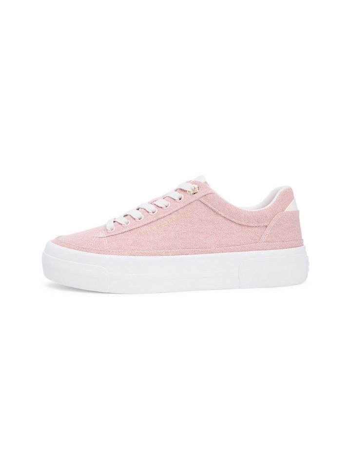 Tommy Hilfiger TH FOXING PLATFORM WASHED CANVAS Plateausneaker Freizeitschuh, Halbschuh, Schnürschuh im angesagten Jeans-Look – Bild 5 von 5