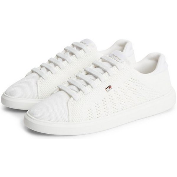 Tommy Hilfiger TH ICON LIGHT KNIT SNEAKER Sneaker Freizeitschuh, Halbschuh, Schnürschuh in sommerlicher Strick-Optik