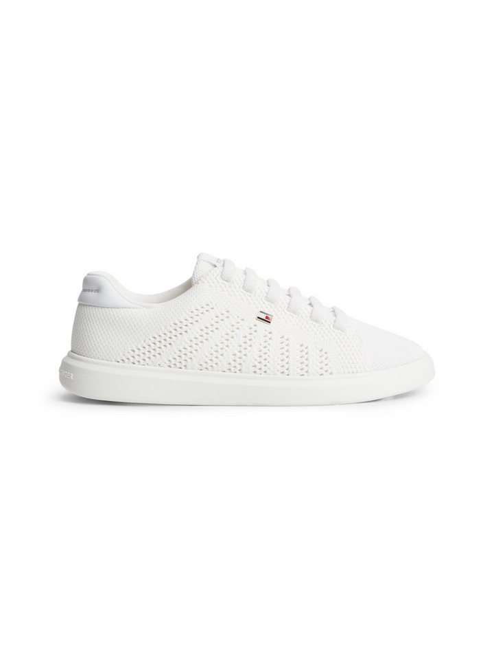 Tommy Hilfiger TH ICON LIGHT KNIT SNEAKER Sneaker Freizeitschuh, Halbschuh, Schnürschuh in sommerlicher Strick-Optik – Bild 4 von 5