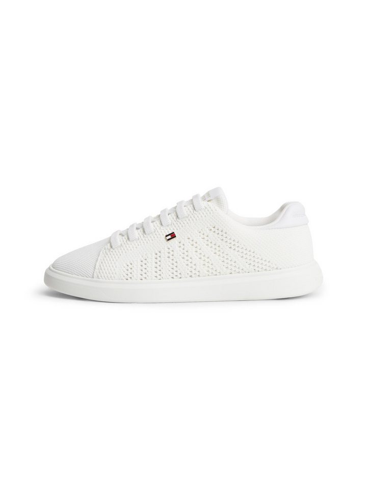 Tommy Hilfiger TH ICON LIGHT KNIT SNEAKER Sneaker Freizeitschuh, Halbschuh, Schnürschuh in sommerlicher Strick-Optik – Bild 5 von 5